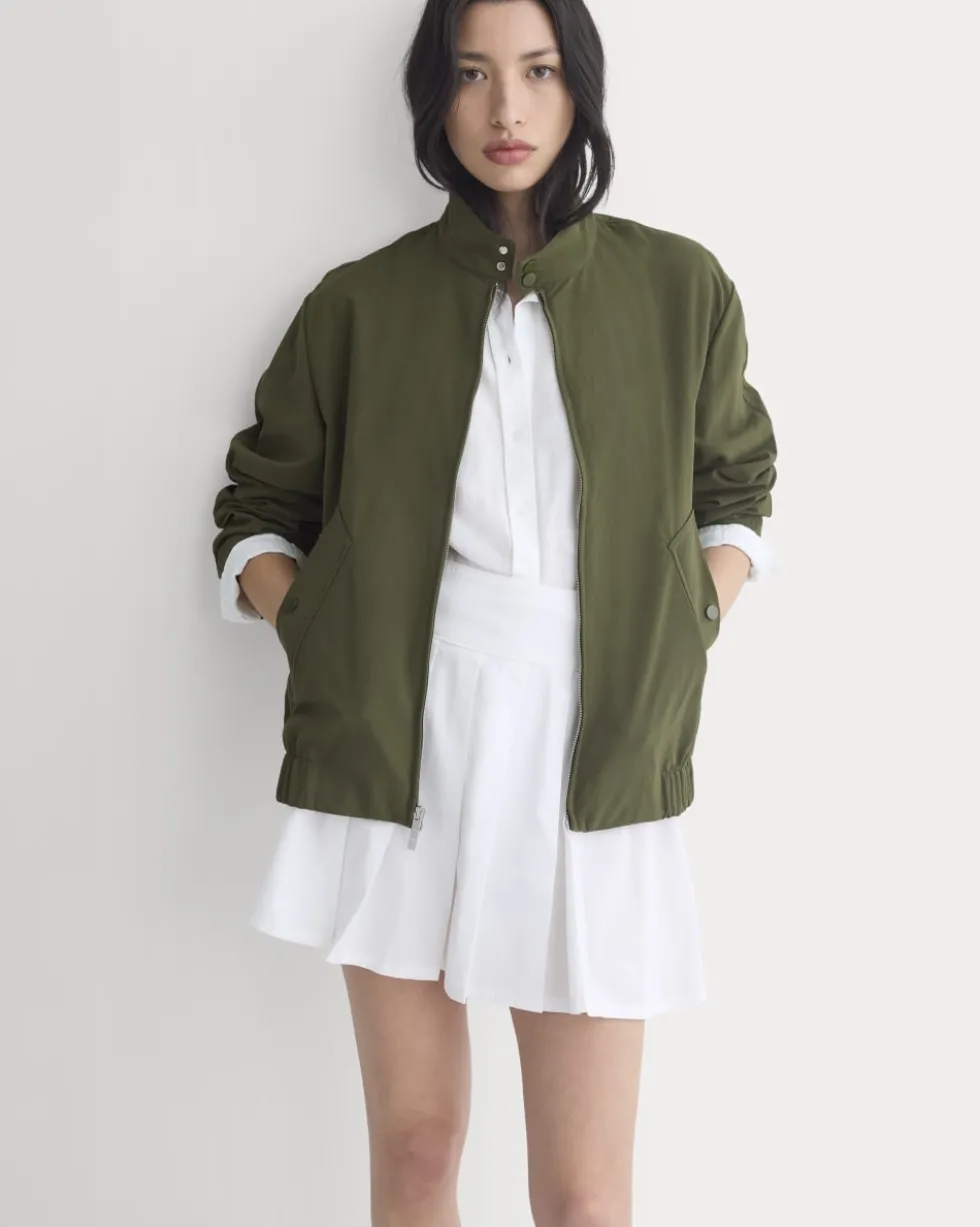 Utility Pleated Mini Skirt