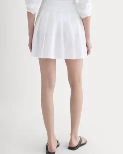 Utility Pleated Mini Skirt