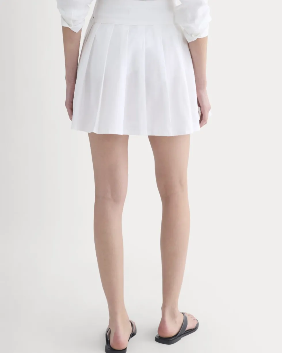 Utility Pleated Mini Skirt