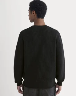 Waffle Rollneck Crew in Everyday Cotton