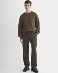 Waffle Rollneck Crew in Everyday Cotton