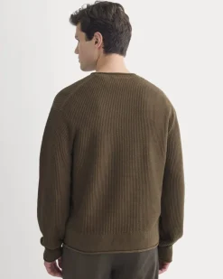 Waffle Rollneck Crew in Everyday Cotton