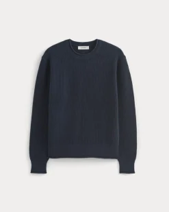 Waffle Rollneck Crew in Everyday Cotton