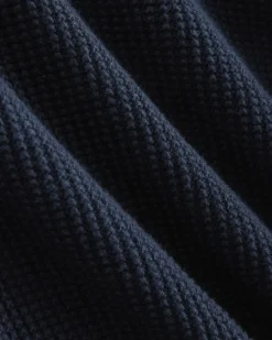 Waffle Rollneck Crew in Everyday Cotton