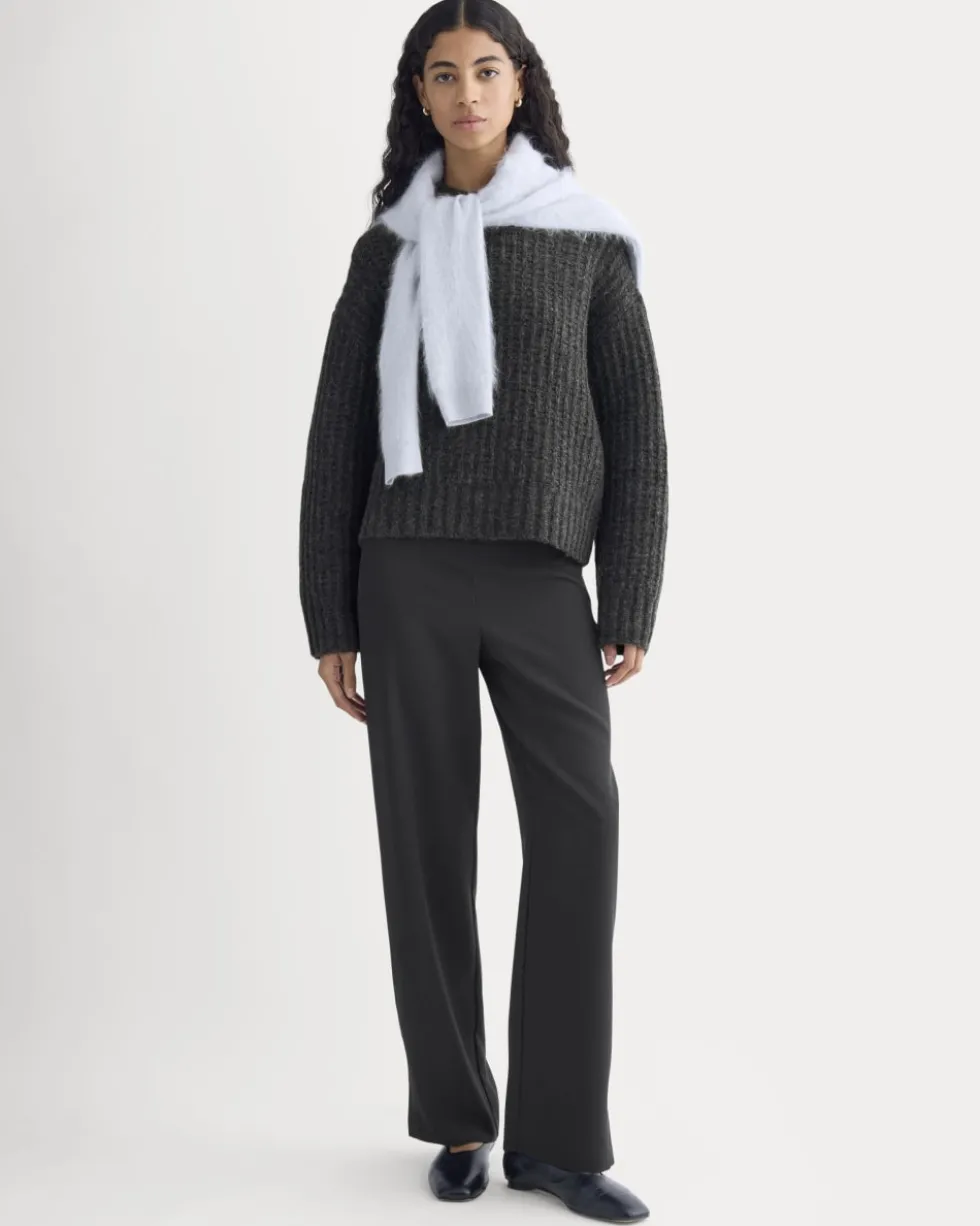 Waffle Sweater in Cloud