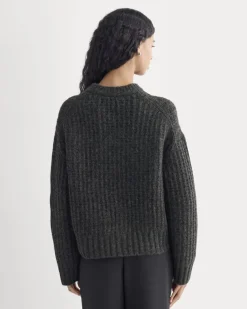 Waffle Sweater in Cloud