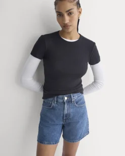 Way-High® A-Line Denim Short