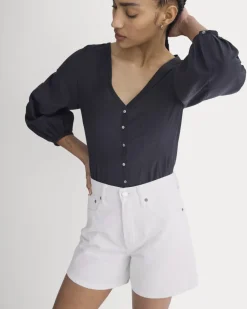 Way-High® A-Line Denim Short
