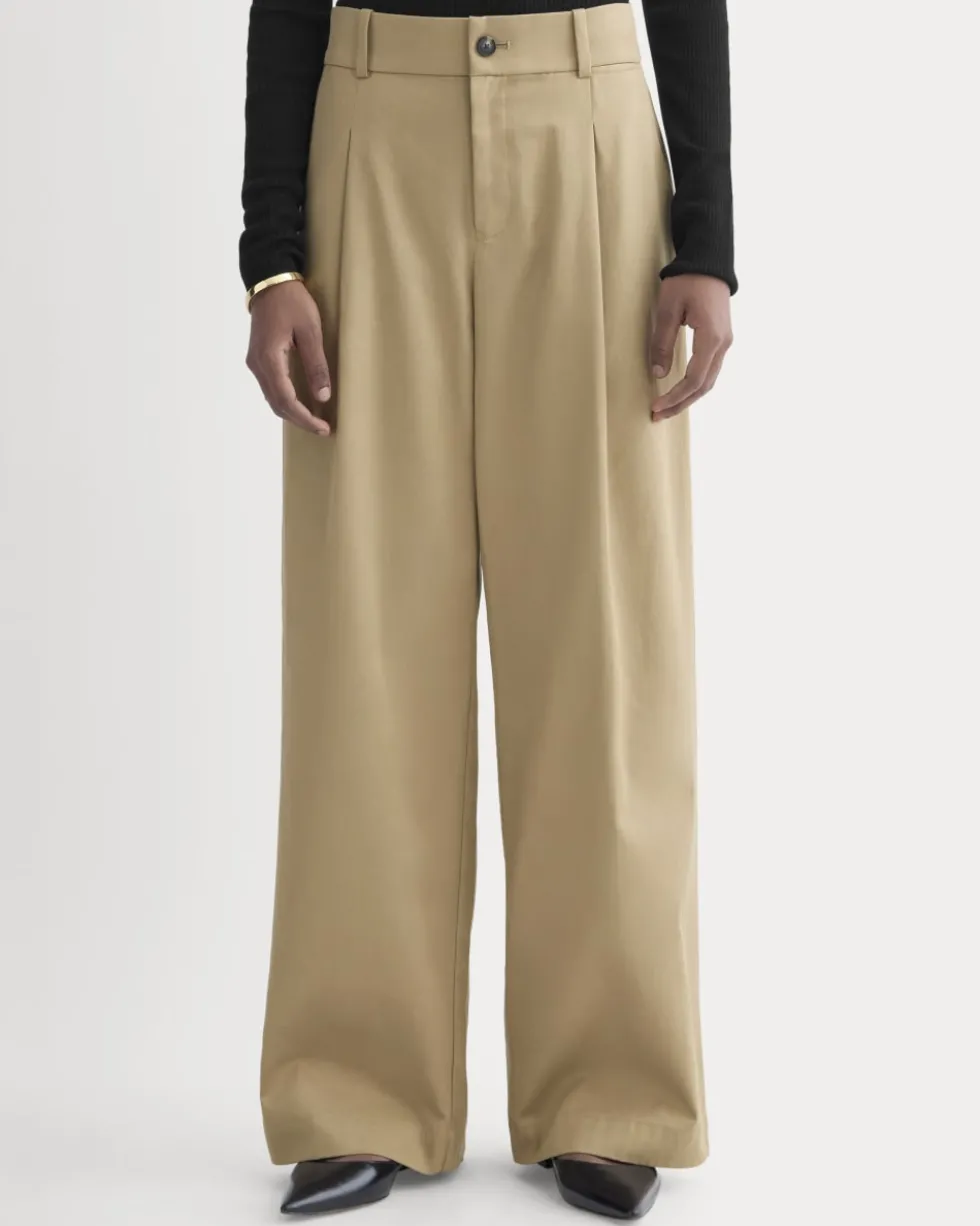 Wide-Leg Trouser in Buttersmooth
