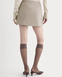 Wrap Mini Skort in Tailor Twill