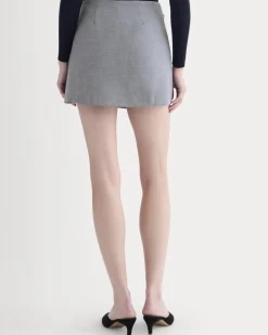 Wrap Mini Skort in Tailor Twill
